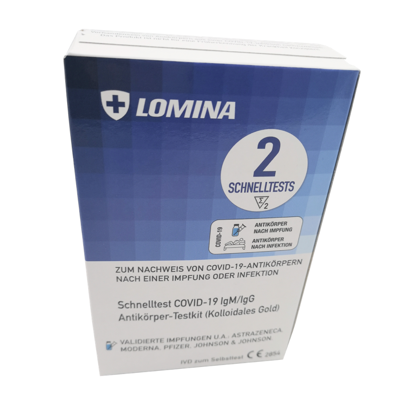 Lomina Antikörper Selbsttest, 2er Pack, Antikörper Schnelltest für Laien